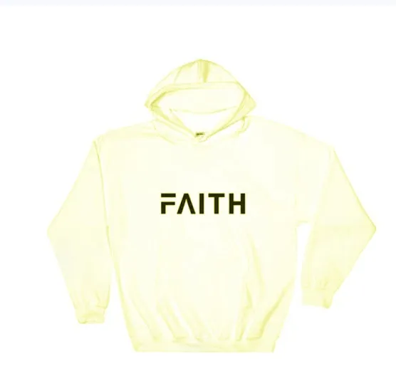 Faith Letter Print Women Hoodies