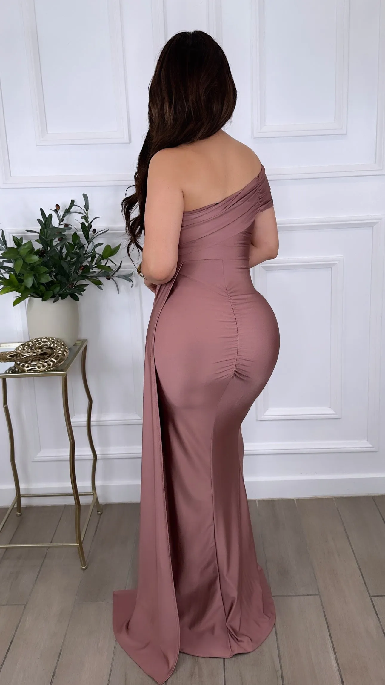 FAITHFUL MAUVE DRESS