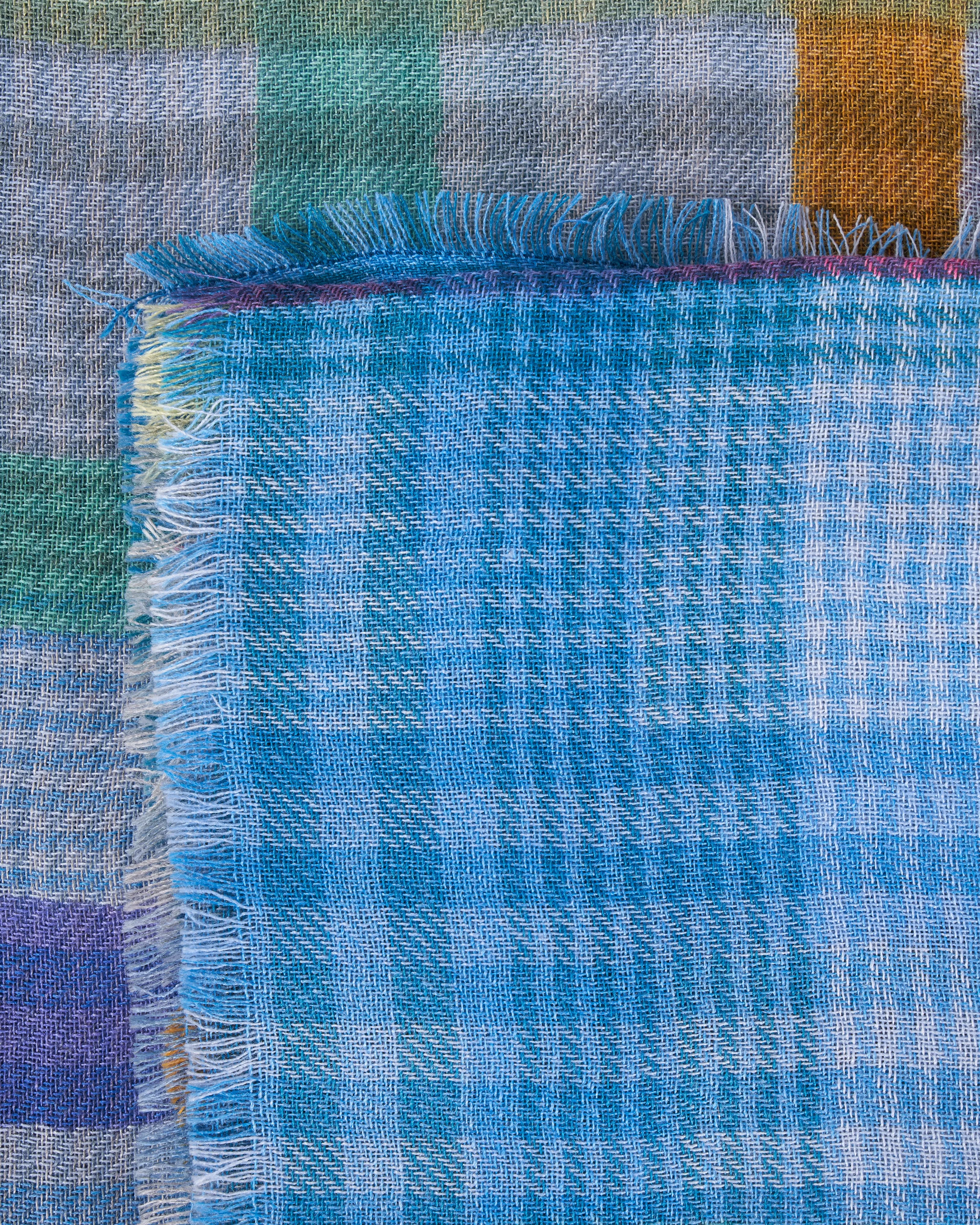 fazio plaid scarf - multi