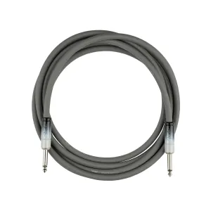 Fender Ombr� Series Instrument Cable, 10 ft Straight/Straight, Silver Smoke