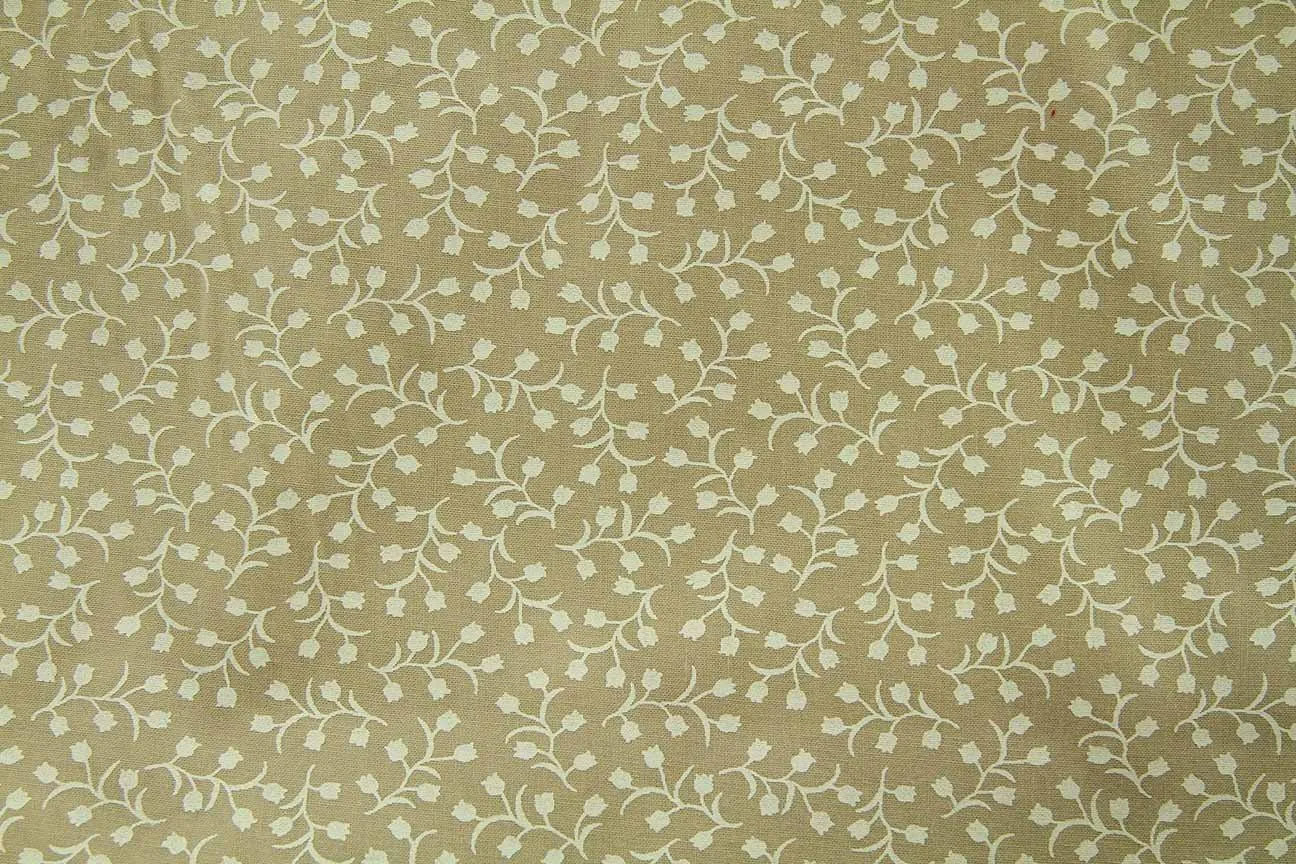 FL: Lady’s Mantle Beige Patchwork / Craft Fabric---OUT OF STOCK