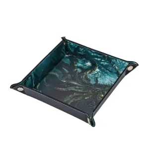 Foldable Dice Tray | Kraken | Grey