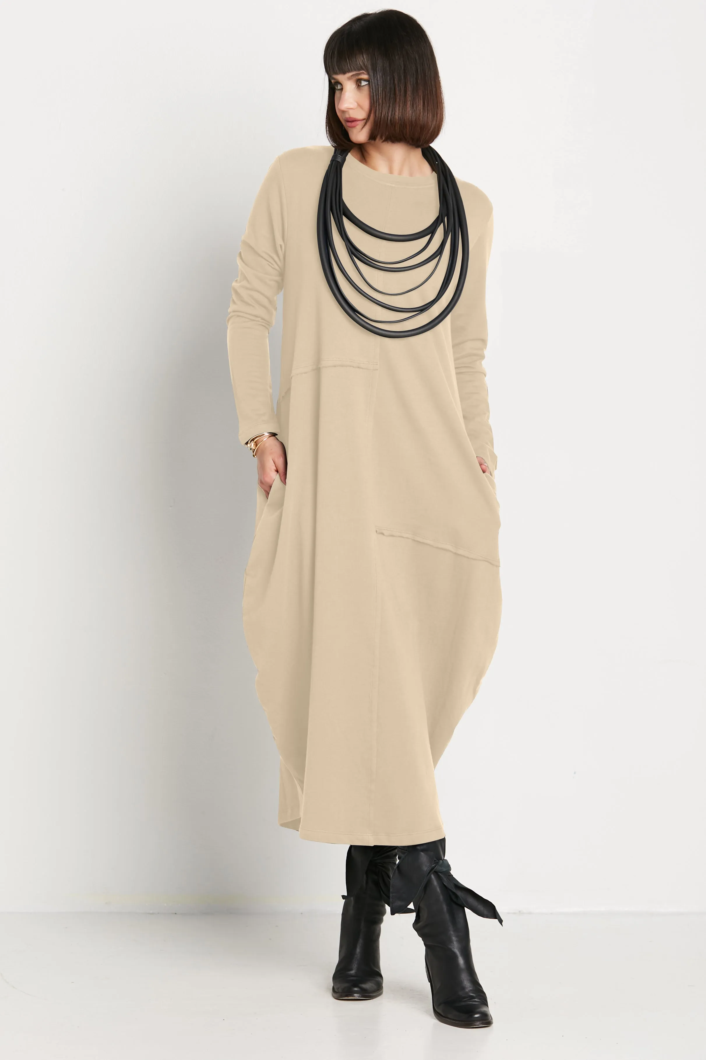 French Terry Bubble Dress