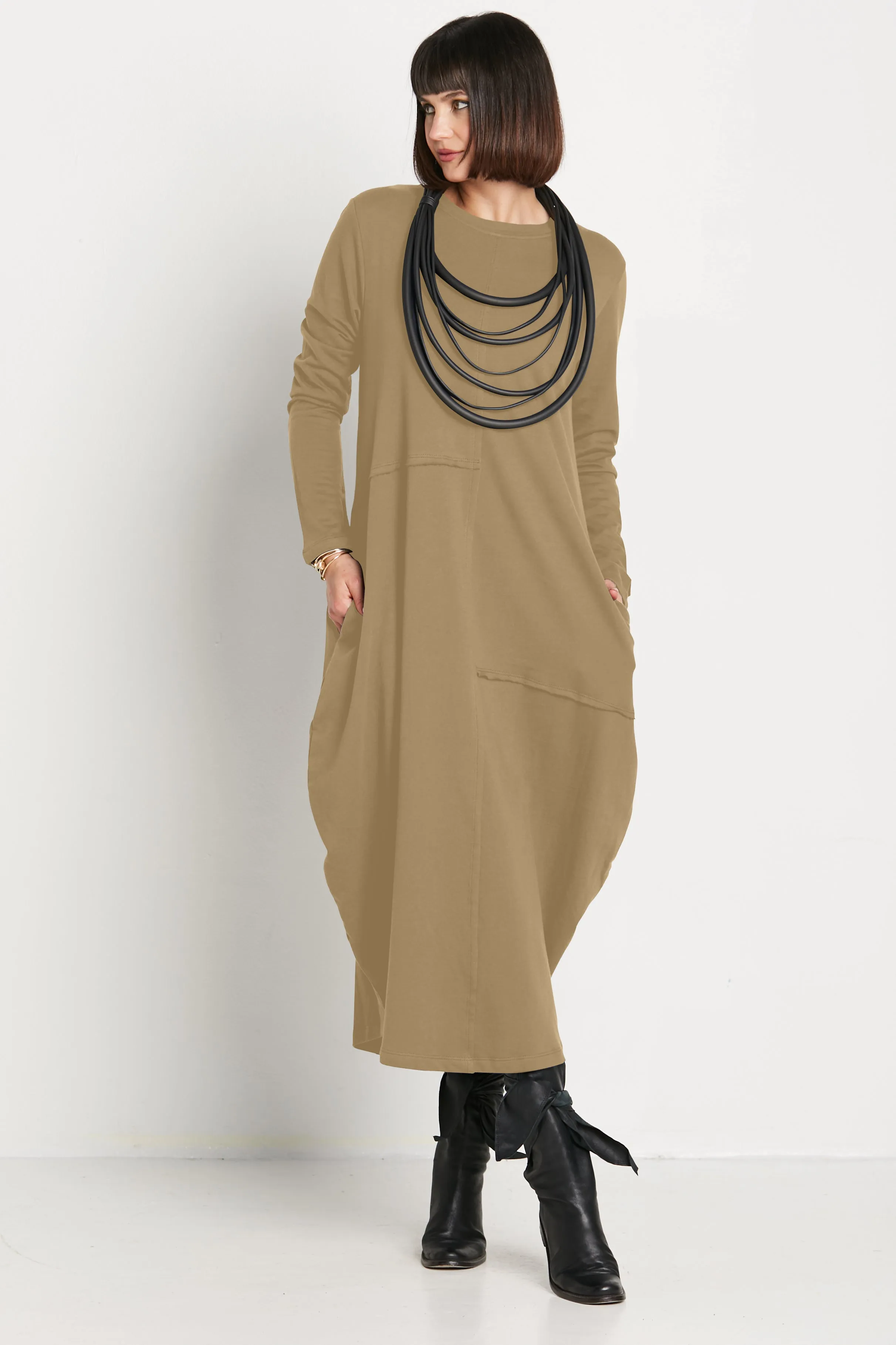 French Terry Bubble Dress