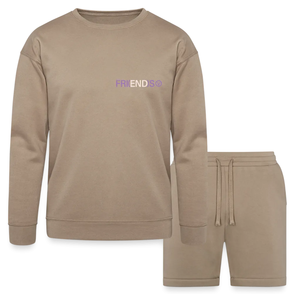Friends Bella   Canvas Unisex Sweatshirt & Short Set