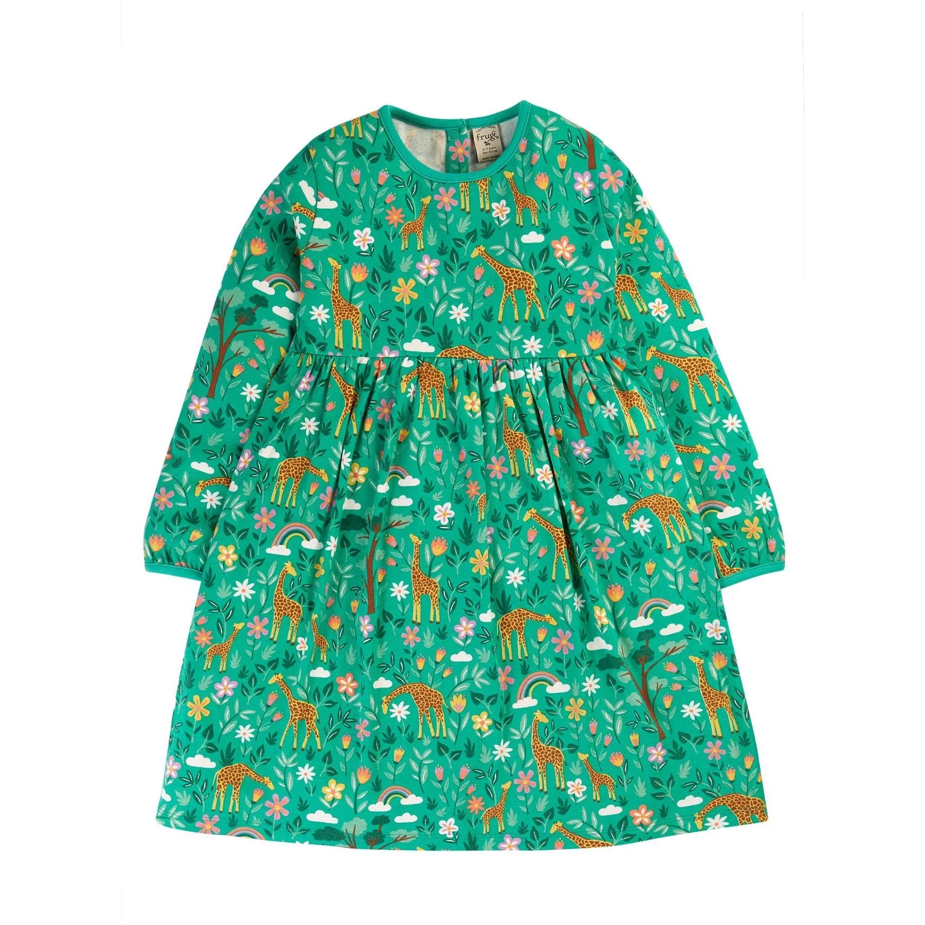 Frugi Dani Dress 500138A4atog Giraffes