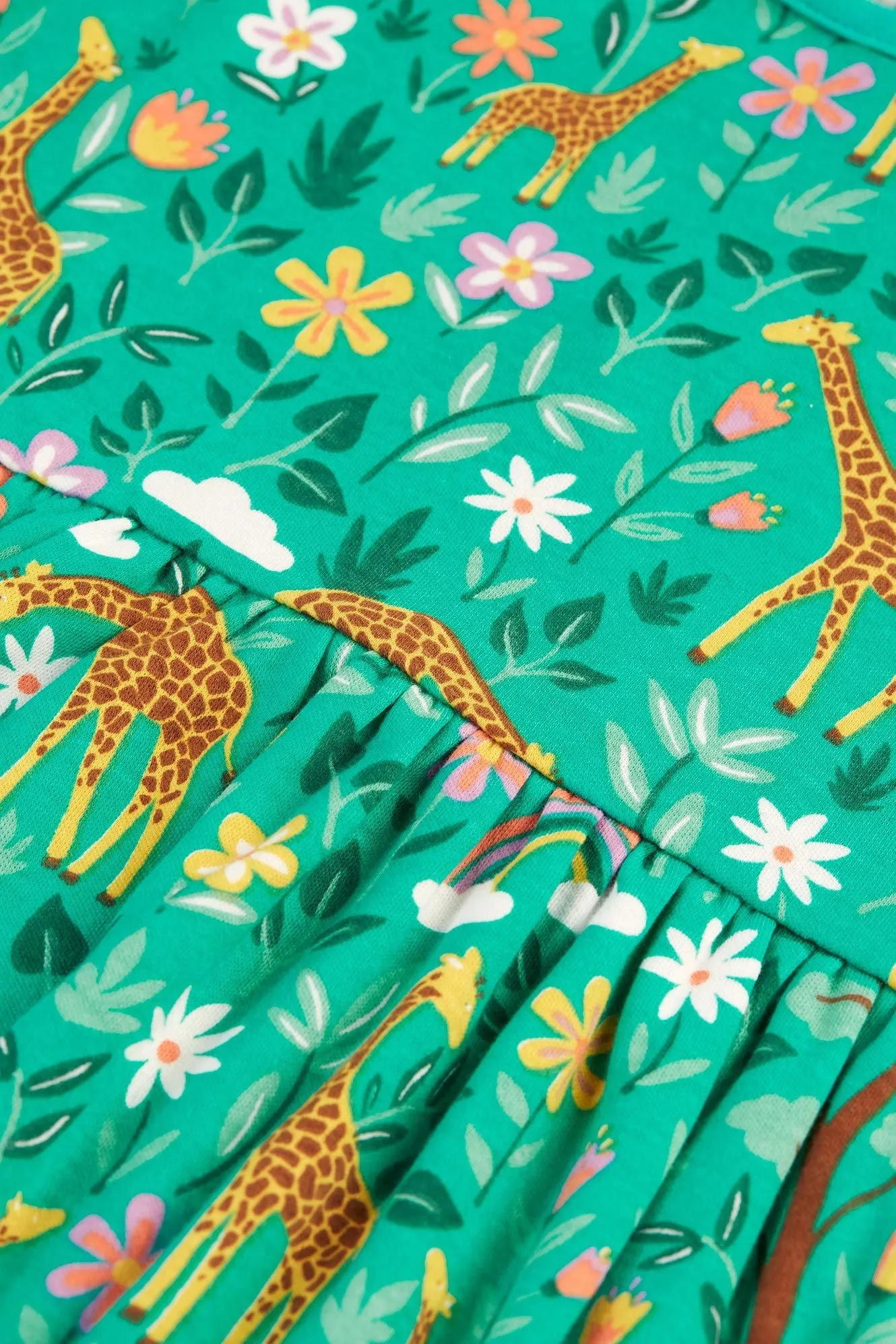Frugi Dani Dress 500138A4atog Giraffes