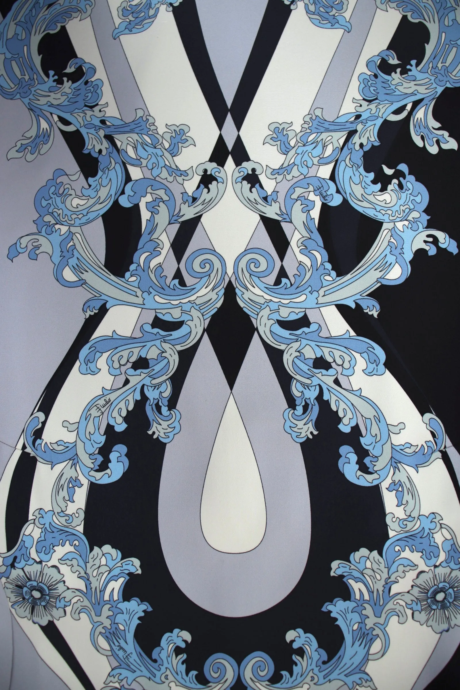 F/W 2013 Emilio Pucci Silk Printed Dress