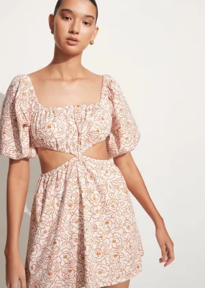 Gabelli Mini Dress (Martine Floral Orange)
