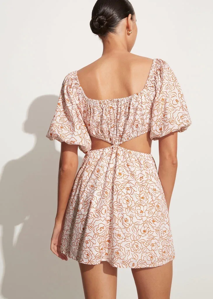 Gabelli Mini Dress (Martine Floral Orange)