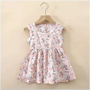 Girl Dresses Cotton Children clothing Summer Kids Clothes Dresses For Girls Party Princess Fashion Outfit cartoon Beach Dress