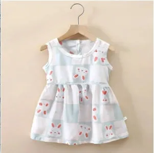 Girl Dresses Cotton Children clothing Summer Kids Clothes Dresses For Girls Party Princess Fashion Outfit cartoon Beach Dress