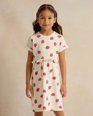 Girls Assorted Printed Cherry Dress