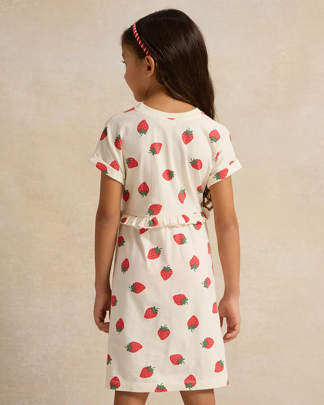Girls Assorted Printed Cherry Dress
