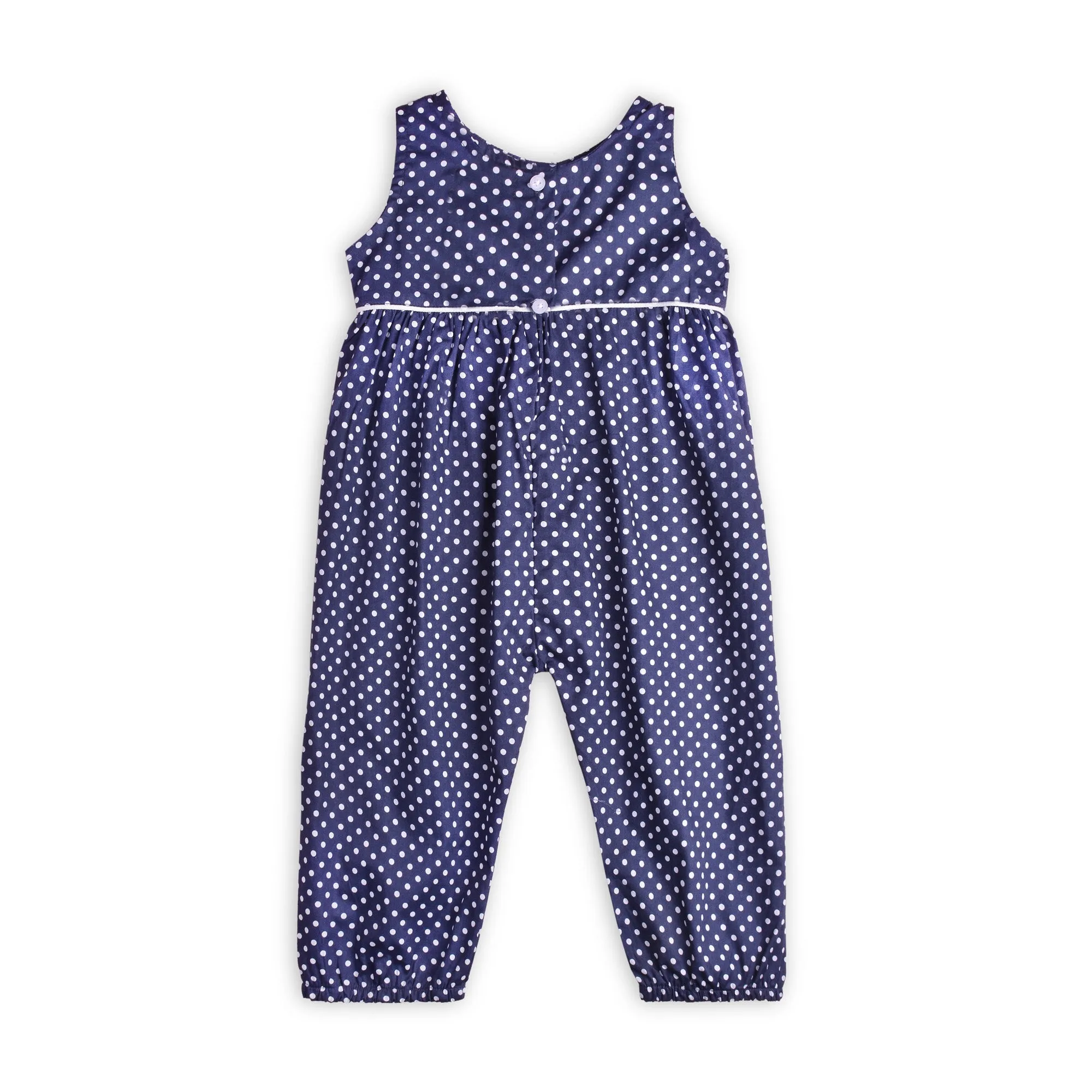 Girls Dotted Romper