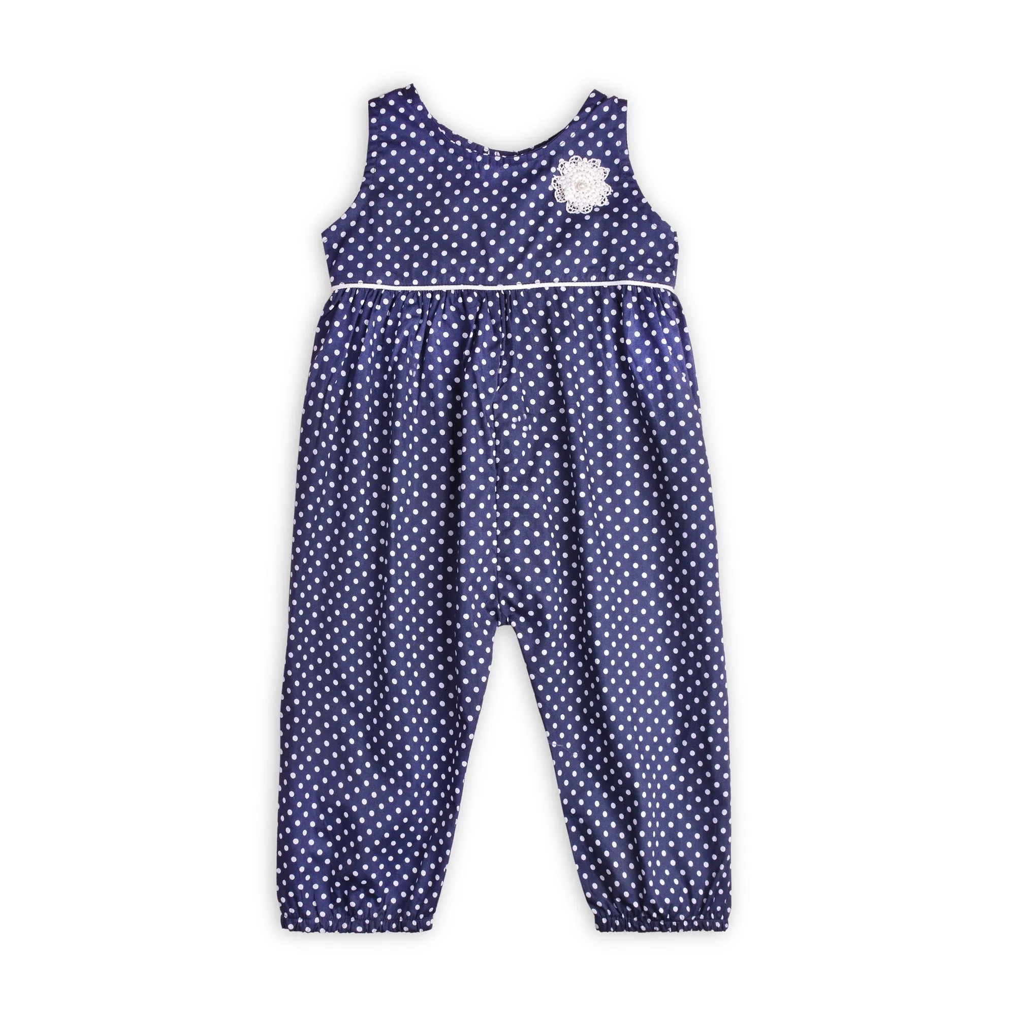 Girls Dotted Romper