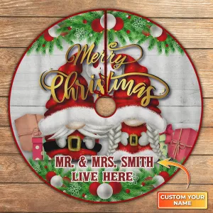 Gnome Christmas Tree Skirt - Custom Fuly33