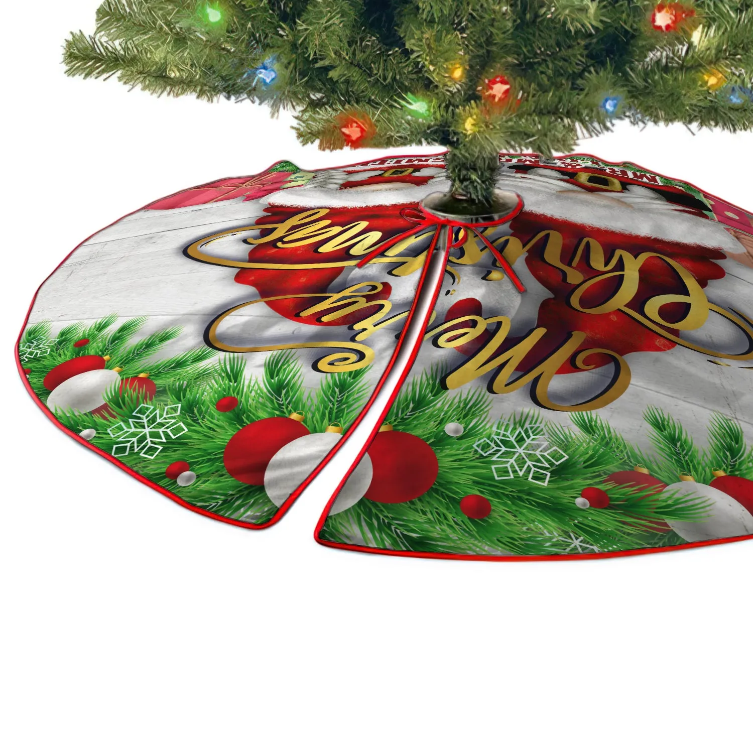Gnome Christmas Tree Skirt - Custom Fuly33
