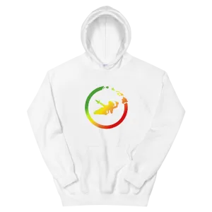 Hawaiian Islands Ring - Hula Wahine - Kanaka Maoli fade *ADULT HOODIE*
