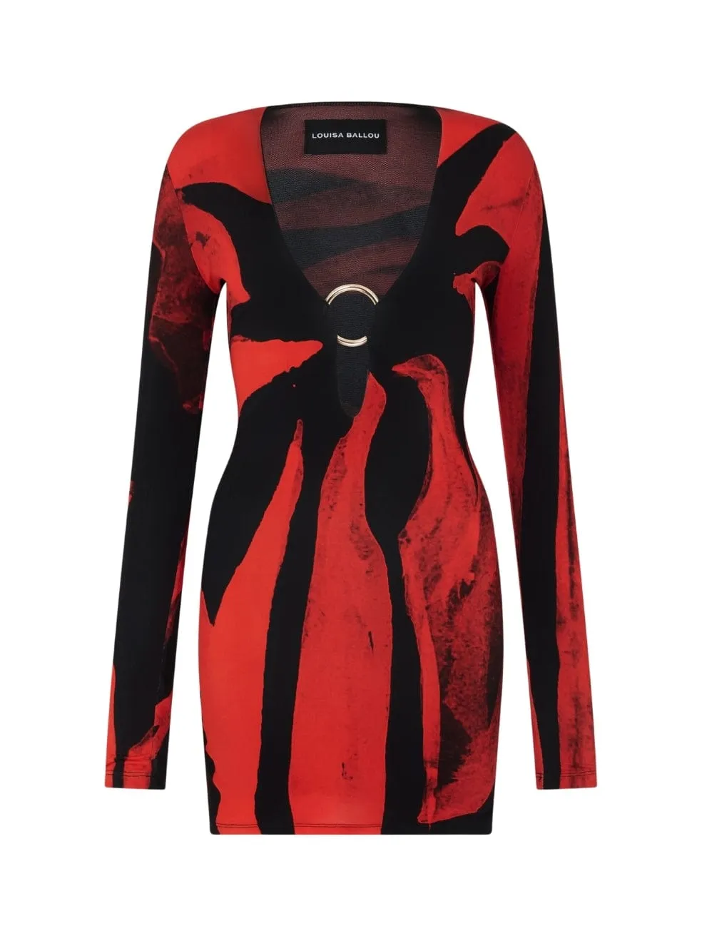 Helios stretch cotton mini dress