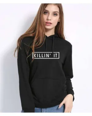 Hoddie Balck Kill In It