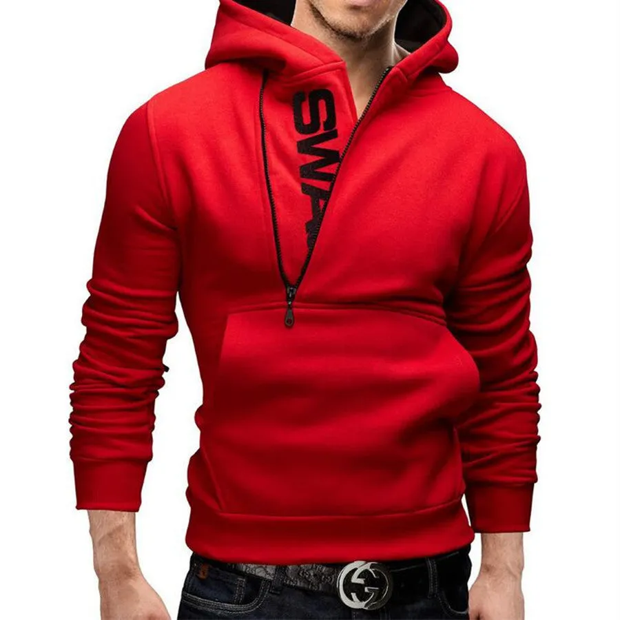 Hoodies And Sweatshirt Men Long Sleeve Solid Turtleneck Fashion Slim Men Sweatshirts