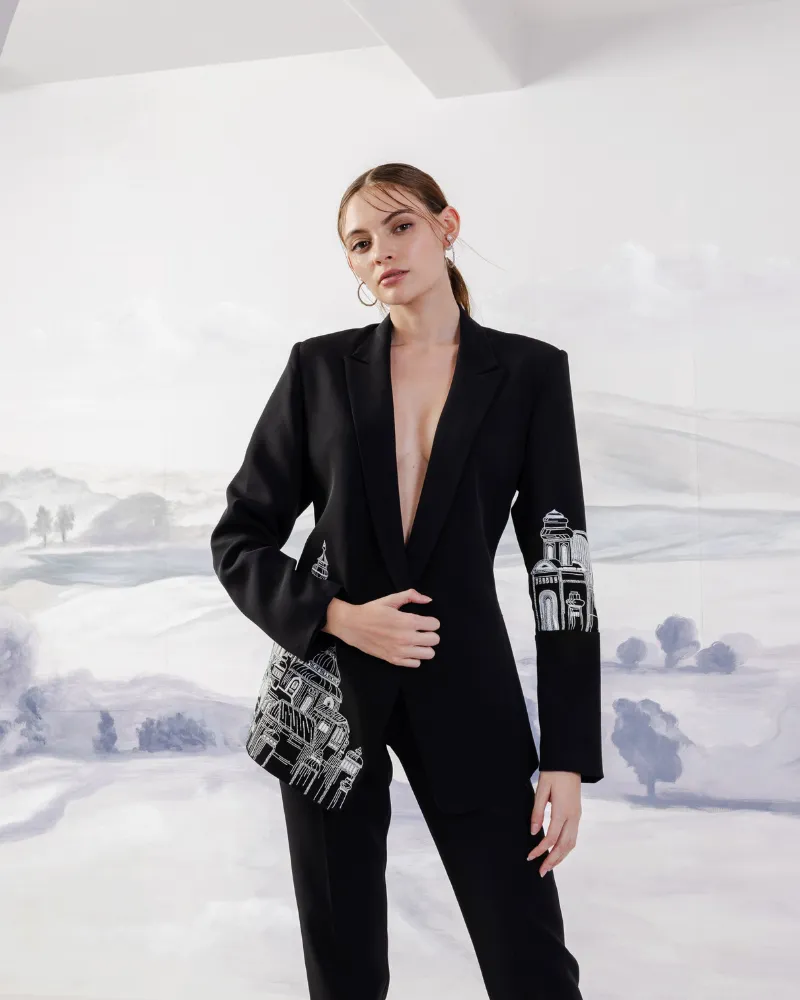 Imperium Elegance Overlap Blazer