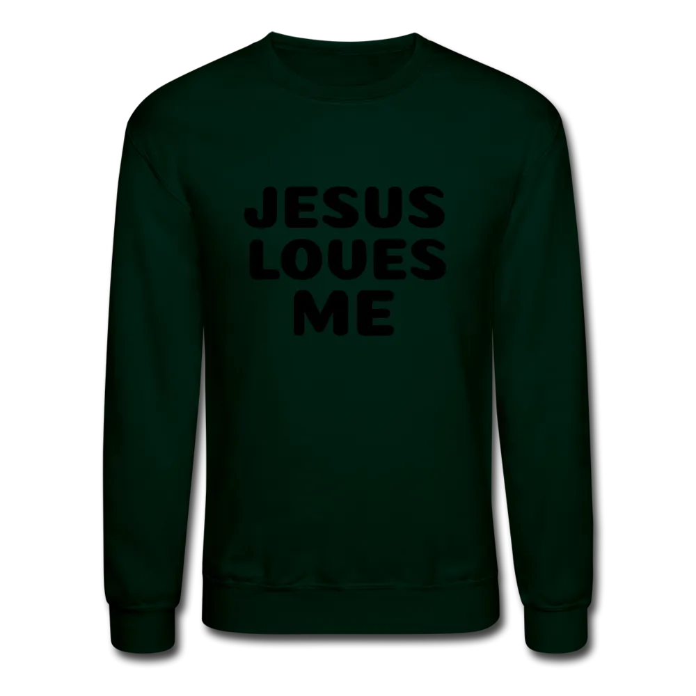 Jesus' love on a Crewneck Sweatshirt