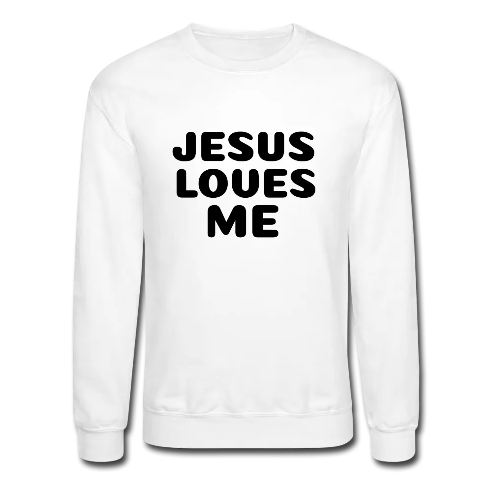 Jesus' love on a Crewneck Sweatshirt