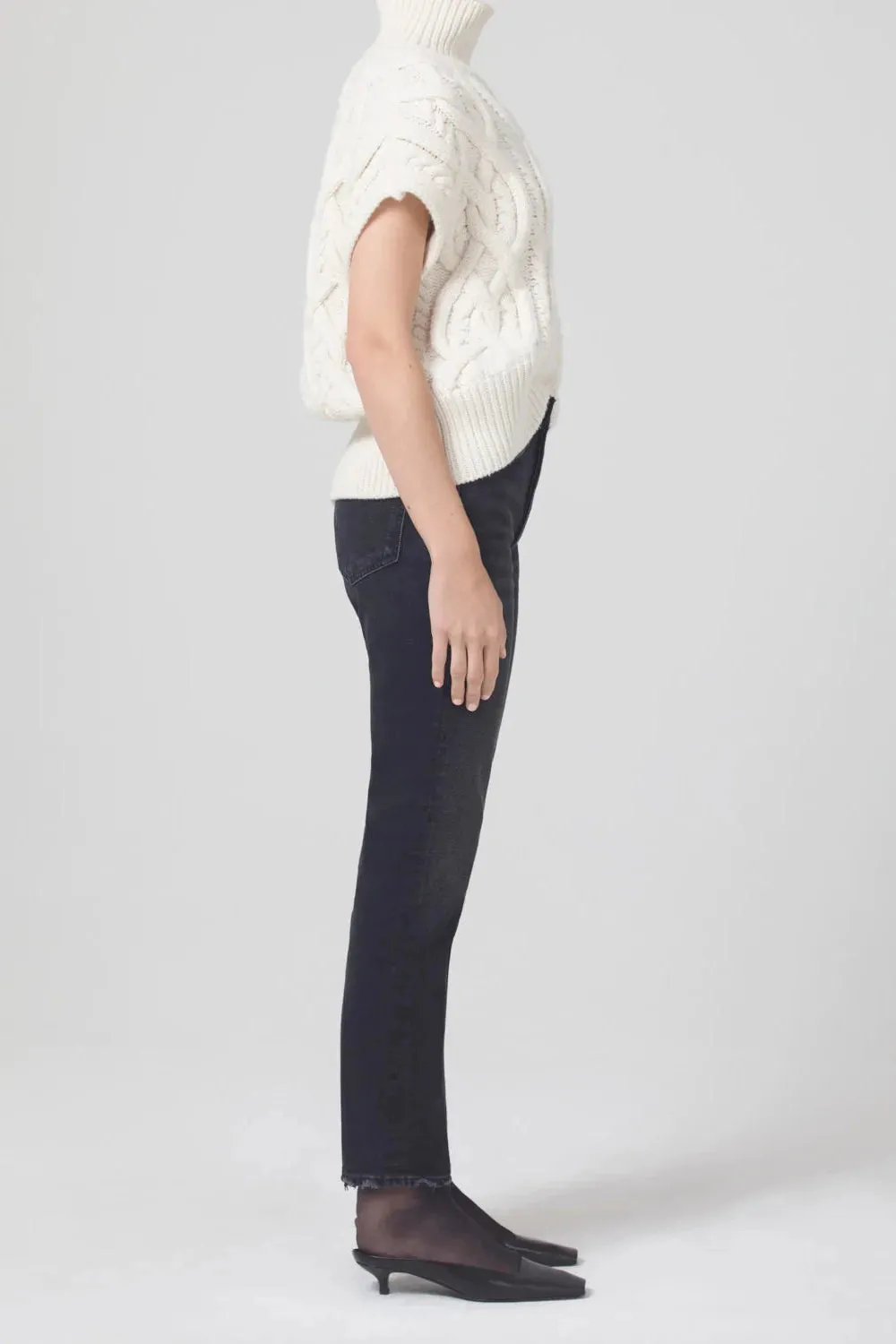 Jolene High Rise Vintage Slim 30" in Stormy