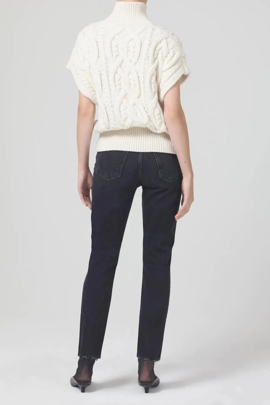 Jolene High Rise Vintage Slim 30" in Stormy