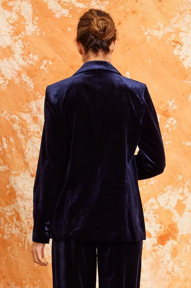 Kamare - Surry Velvet Jacket Navy
