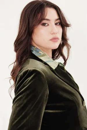 Kamare - Surry Velvet Jacket Olive