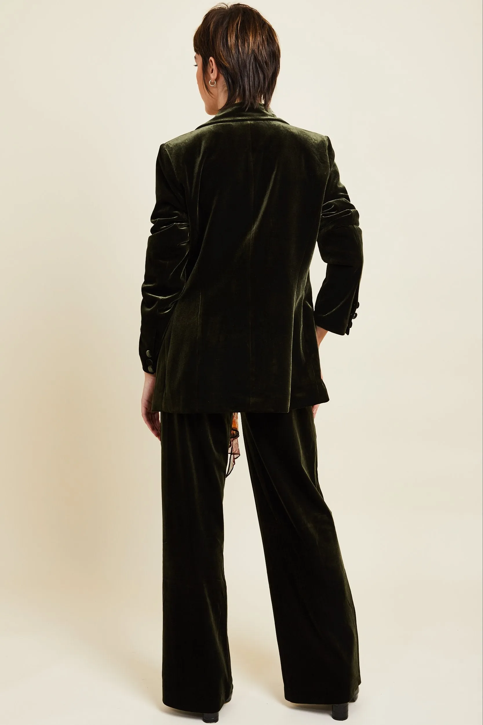 Kamare - Surry Velvet Jacket Olive