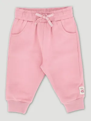Keedo Baby Girls Fleece Logo Jogger