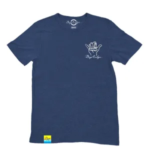 Kid's Eco Blend Navy Shaka Wave Tee