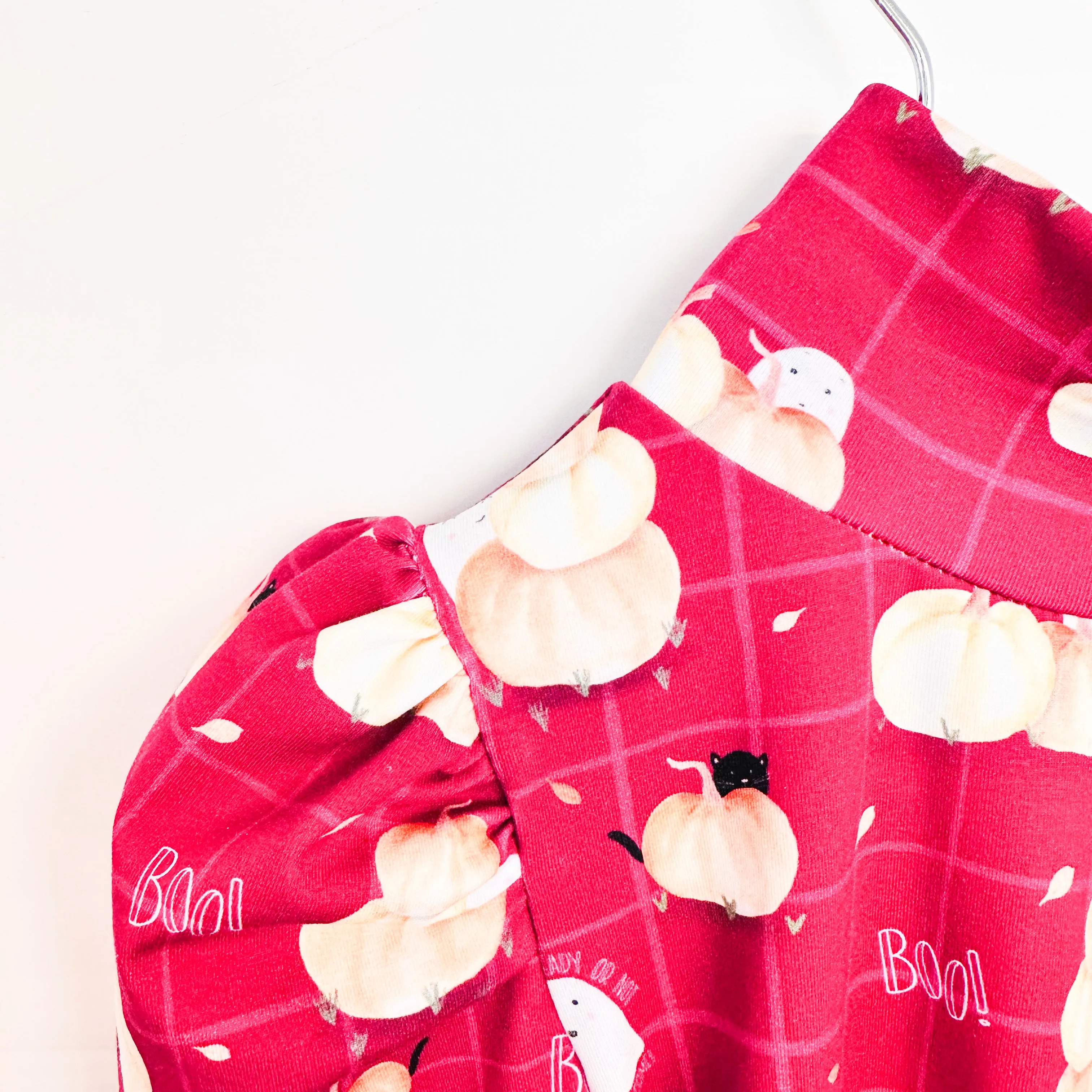 Kids Special Event Mock Neck Ruched Sleeve Dress