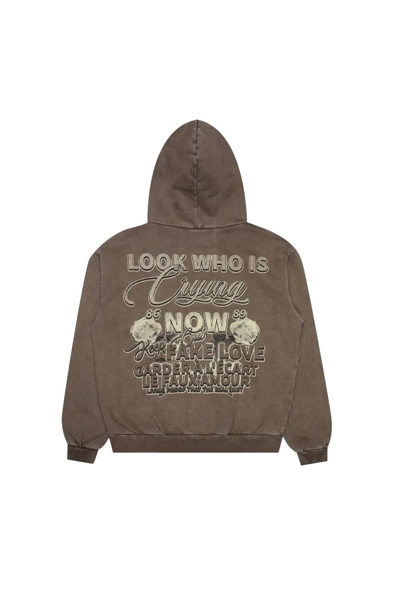 KOFL LAUGH LAST - BROWN - HOODIE