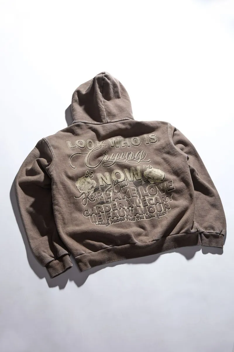 KOFL LAUGH LAST - BROWN - HOODIE