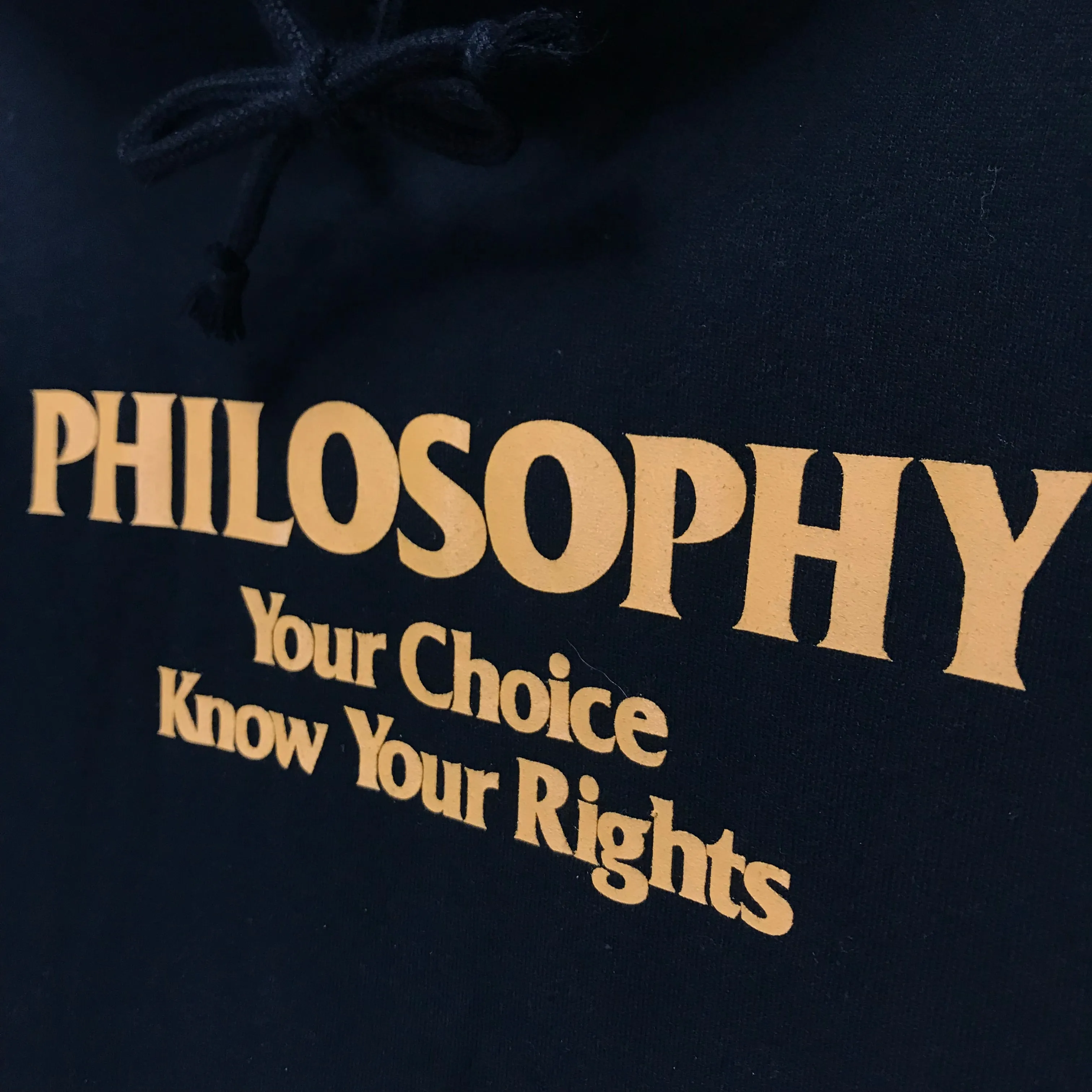 [L] WTaps Philosophy Store Limited Pullover Hoodie Sweatshirt Black