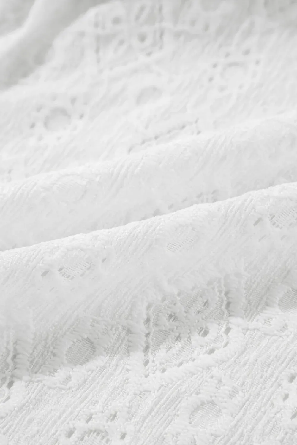 Lace Sleeveless Tied Waist Mini Dress