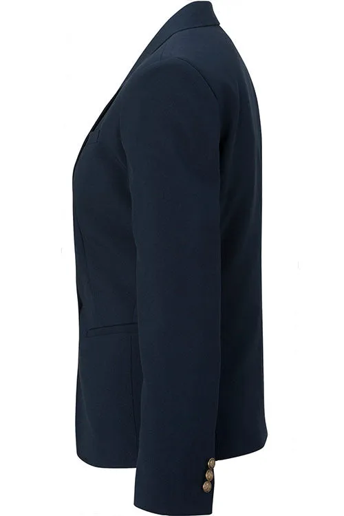 Ladies' Essential Hopsack Blazer - Navy