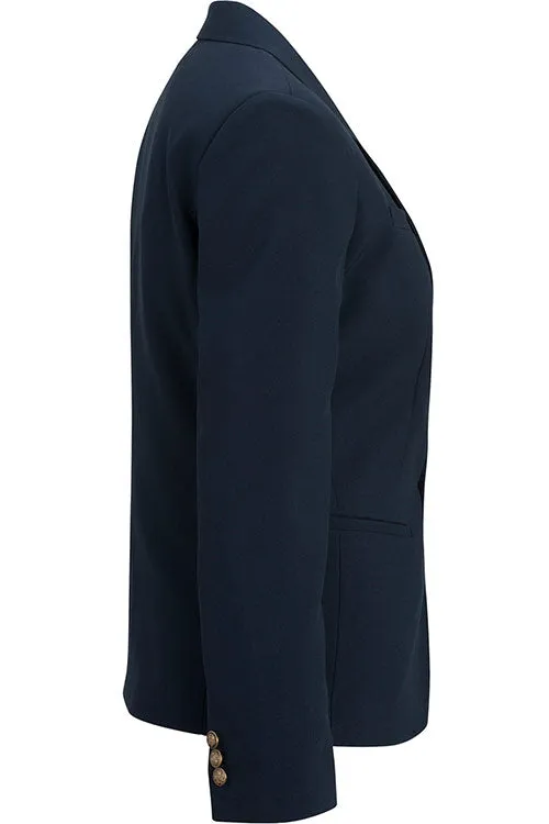 Ladies' Essential Hopsack Blazer - Navy