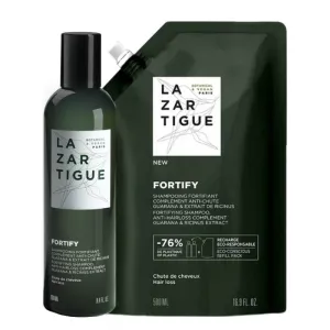 Lazartigue Fortifying Shampoo Eco-Refill Pack 500ml   250ml