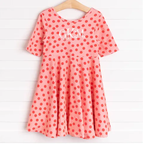Leah Dress, Red Dots