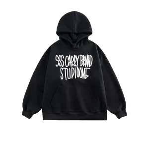Letter Print Hooded Sweatshirt