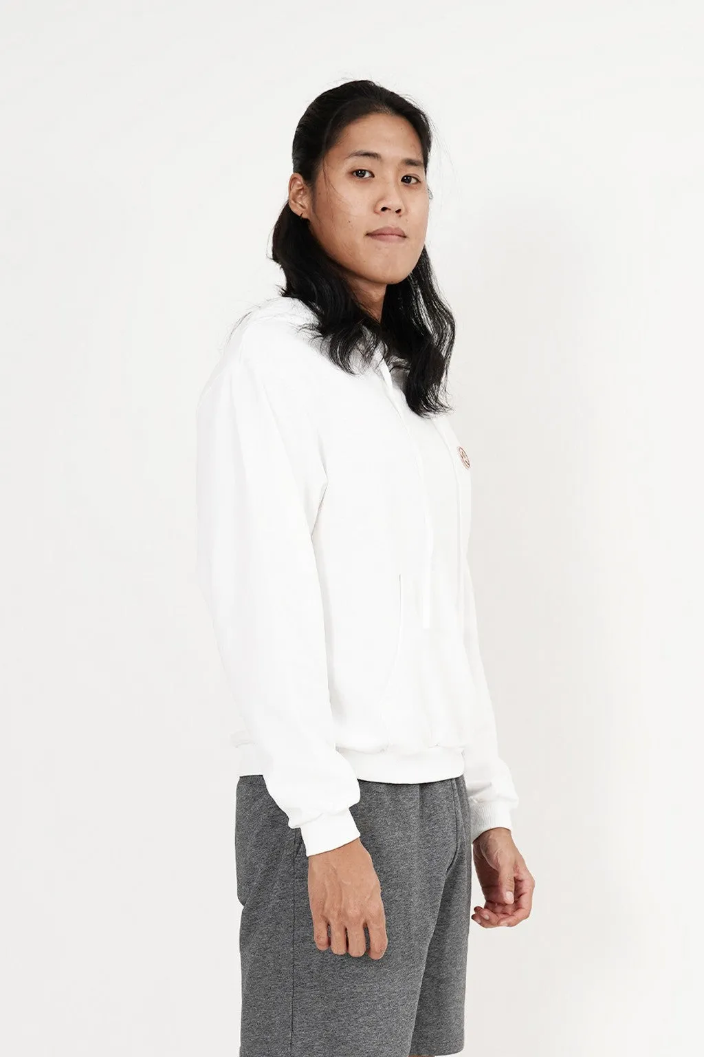 Lorne Long Sleeve Hoodies (White)