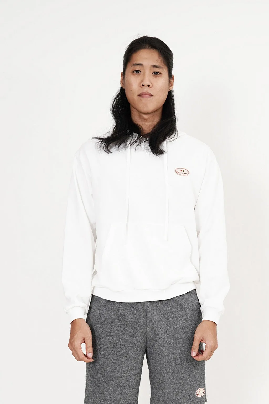 Lorne Long Sleeve Hoodies (White)