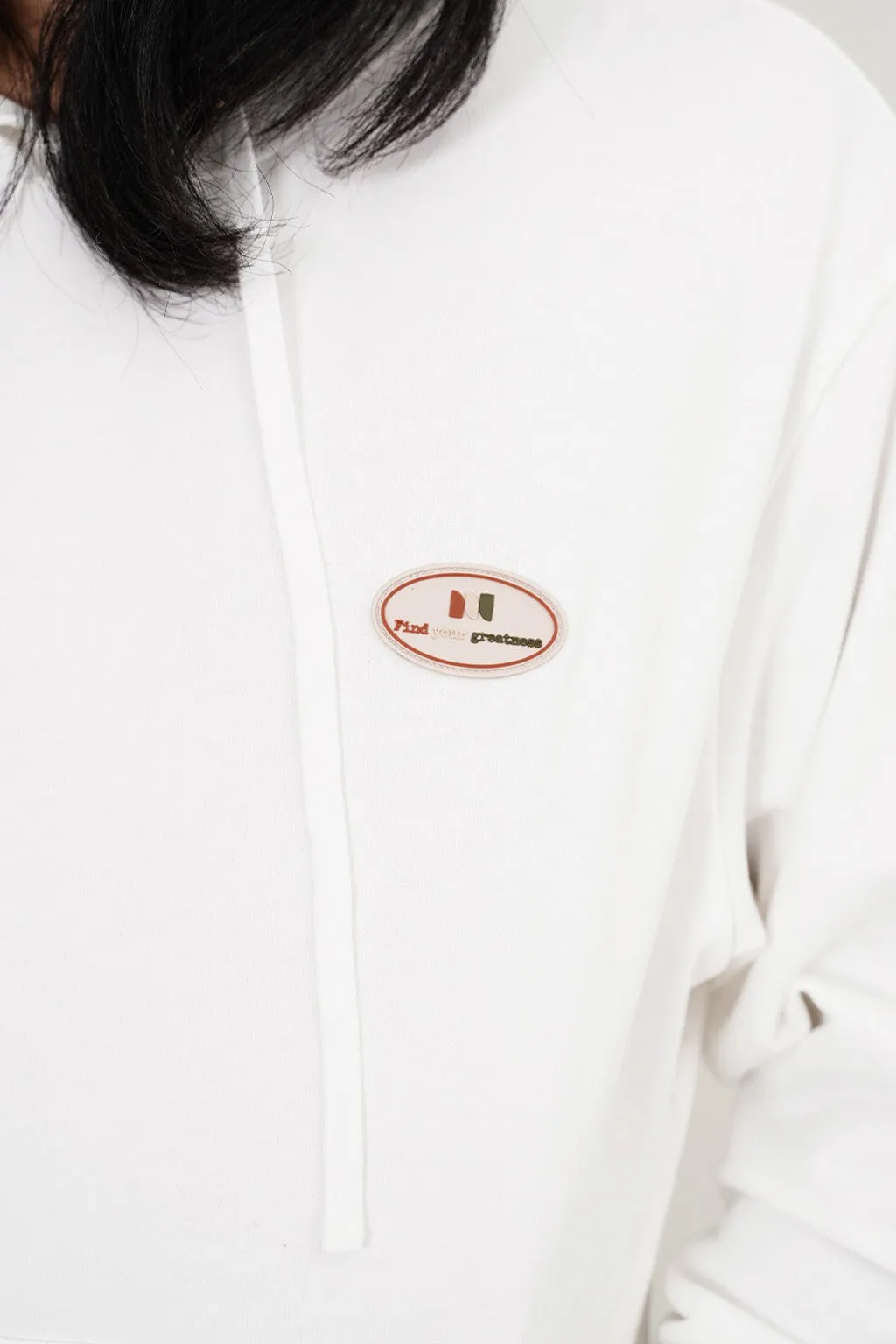 Lorne Long Sleeve Hoodies (White)