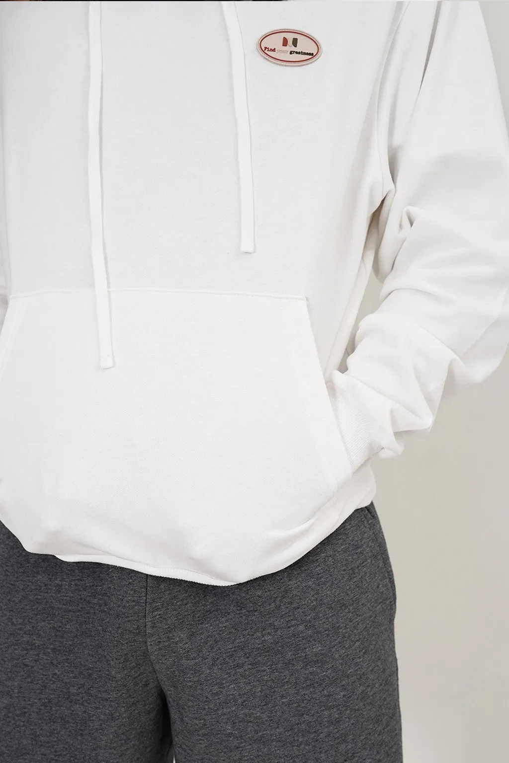 Lorne Long Sleeve Hoodies (White)
